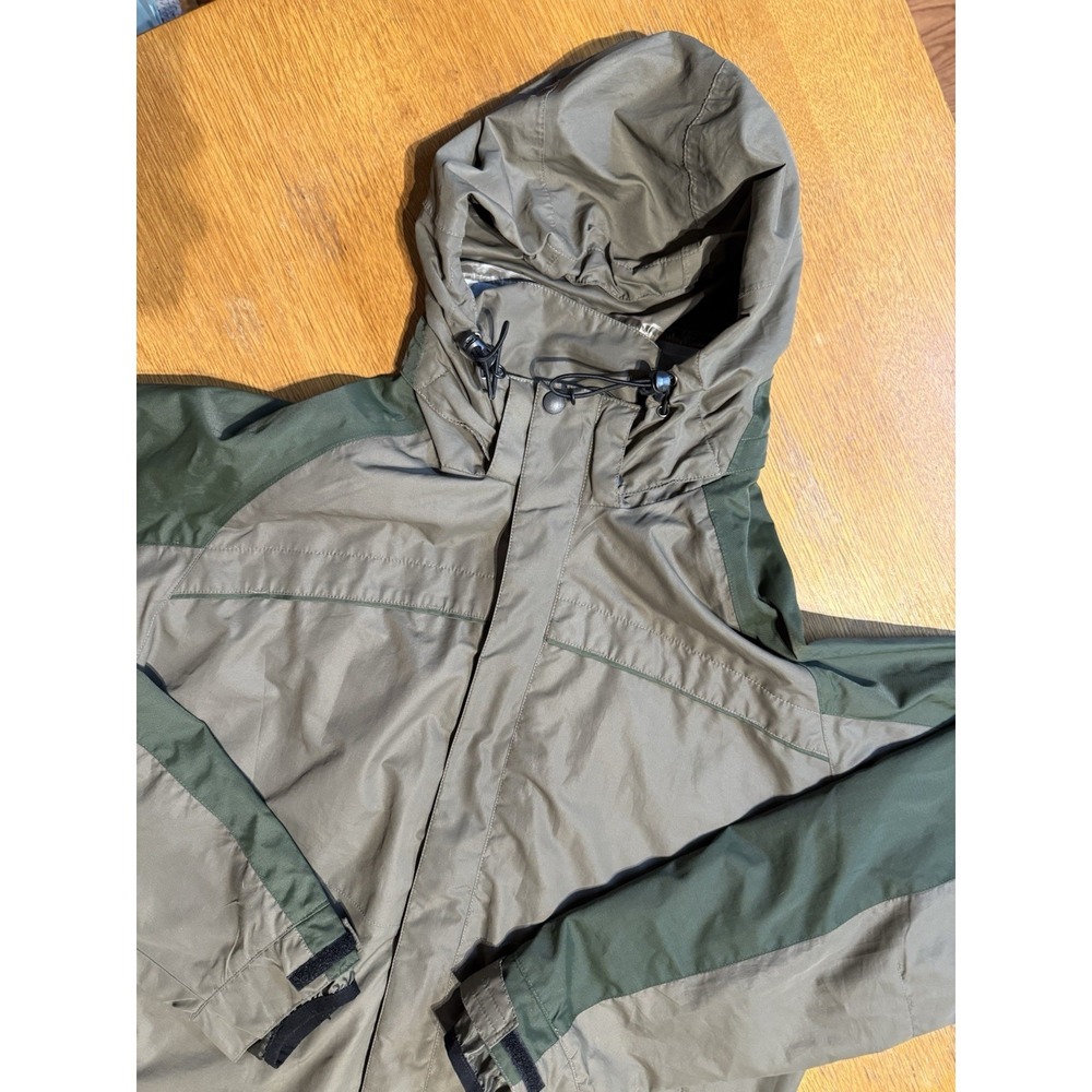 PING Collection Jacket Mens XL Olive Green Hooded Rain Shell Golf Full Zip